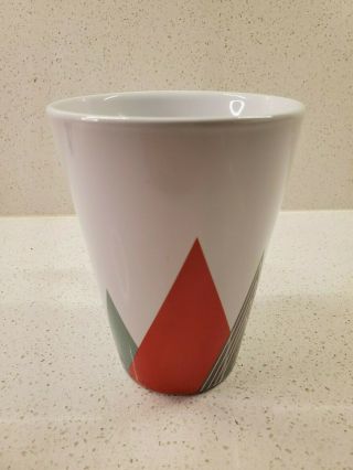 Starbucks White Coffee Cup Mug w/ Green Mermaid Logo 16 oz 5 