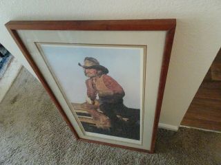 Gordon Snidow Coors Beer,  " Taste The High Country " Signed Framed & Numbered