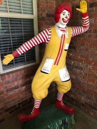 McDonald’s Ronald McDonald paint 7 foot playground statue 2