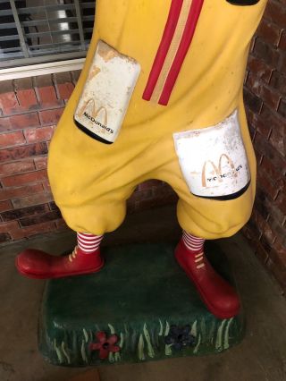 McDonald’s Ronald McDonald paint 7 foot playground statue 3