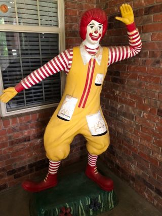 McDonald’s Ronald McDonald paint 7 foot playground statue 4