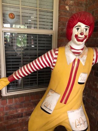 McDonald’s Ronald McDonald paint 7 foot playground statue 5