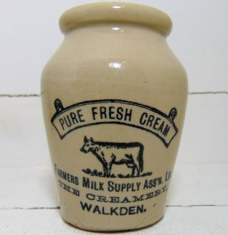 Cow Pictorial Pure Fresh Cream Pot - Farmer 