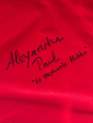 Alexandra Paul Signed Autographed Baywatch Swimsuit Lt.  Holden Insc.  JSA 2