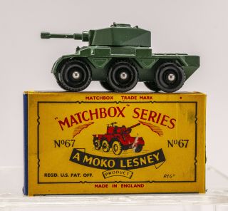 Matchbox Lesney Moko 67a Saladin Armoured Car Type B5