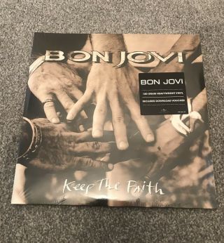 Bon Jovi - Keep The Faith - 180g 2 X Vinyl Lp,  Includes Download Voucher