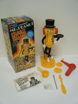 Vintage Mr.  Peanut Picam Peanut Butter Maker Complete Brand