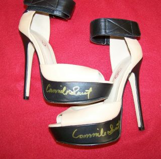 CAMILLE SWEET Autographed and Worn Aldo High Heels - Model 3