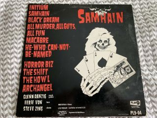 Samhain Initium Red Translucent Vinyl LP only 500 were Pressed 5