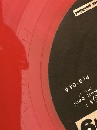 Samhain Initium Red Translucent Vinyl LP only 500 were Pressed 7