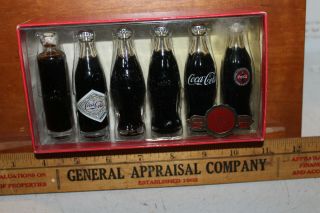 1999 100 Years Coca Cola Bottling Mini Bottles Limited Edition Chattanooga Tn