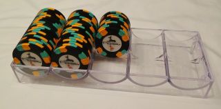 Paulson Pharaoh Black " Ncv " Non - Denomination Poker Chips (50)