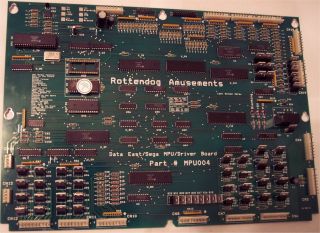 Rottendog Mpu004 Mpu Board For Data East Pinball Machines