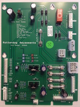 Dps005 Replacement Power Supply Board For Data East Pinball Machines
