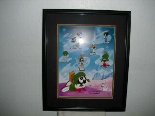 Warner Bros.  Art,  Loony Tunes,  Wall Pictures,  Marvin The Martian,  K - 9,  Set Of 4