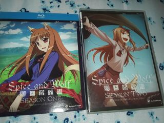 Spice And Wolf Anime Season One Blue Ray And Season 2 Blue Ray / Dvd
