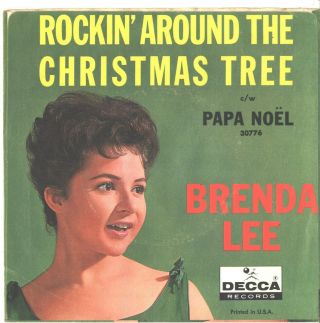 Brenda Lee - - Picture Sleeve,  45 - - (rockin 