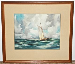 John Cuthbert Hare Nautical Scene Associated American Artists