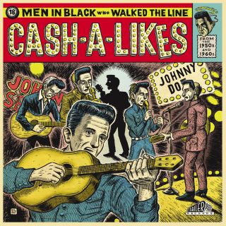 Rockabilly Lp: Cash - A - Likes - Men In Black Who Walked The Line Trailer Park