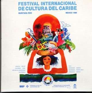 Festival Internacional De Cultura Del Caribe 3 Lp Set Quintana Roo Mexico
