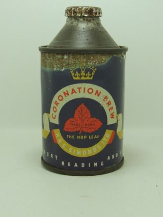 Coronation Brew,  1938 Cone Top - 9 2/3 Oz - 275 Ml
