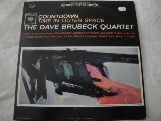 Dave Brubeck Quartet Countdown Time In Outer Space Vinyl Lp Album 1962 Columbia