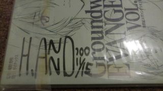 RARE AUTOGRAPHED BY HIDEAKI ANNO (No.  11/15) Groundwork Of Evangelion Vol.  1 3