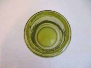 Vtg/Antique Mason ' s CFJ Quart Canning Jar - 1858 - Light Amber/Olive Green/Honey 2