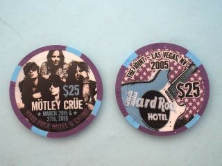 Hard Rock Motley Crue $25 Casino Chip - Mint/new