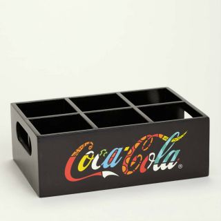 ROMERO BRITTO COCA - COLA: SET OF SIX COKE BOTTLES & CRATE DISPLAYER GIFT BOXED 8
