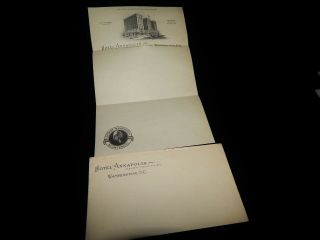 Vintage Cover,  Washington Dc,  Hotel Annapolis Envelope With Letterhead