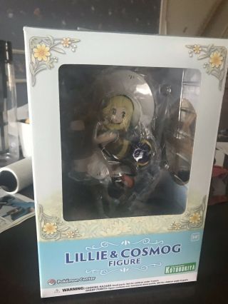Kotobukiya Pokemon Center Lillie And Cosmog 1/8 Figure Opened