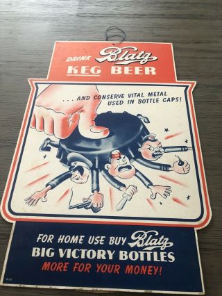 Blatz World War 2 - Beer Sign