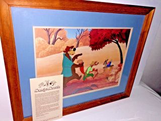 Disney Cel Song Of The South Brer Fox Rabbit Brer Bear The Laughing Place Cell