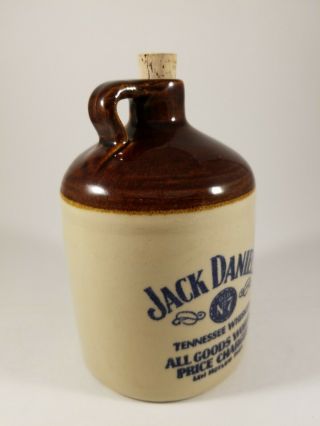 Vintage Jack Daniels Old No.  7 Tennessee Stoneware Whiskey Jug.  Collectible. 7