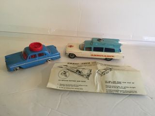 Vintage Superior Ambulance & 236 Austin A60 Driving School Made In Gt.  Britain