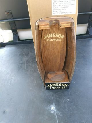 Jameson Irish Whiskey - 12 " Tall Small Barrel Cut In Half