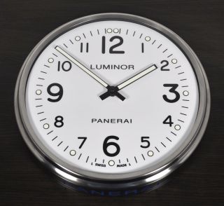 Luminor Panerai Showroom Dealers Wall Clock Display