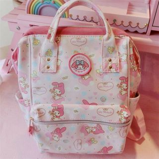 Hot Anime My Melody Backpacks Bag School Travel Backpack Bookbag Cute Schoolbag