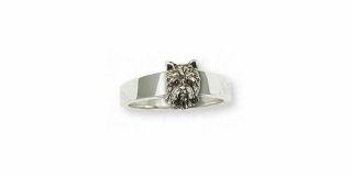 Westie Ring Jewelry Sterling Silver Handmade West Highland White Terrier Ring Wt