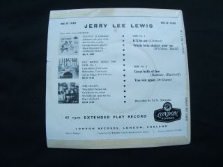 Jerry Lee Lewis (London) EP 3