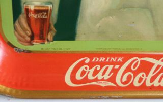 1927 SODA JERK Coca Cola Tray Fountain Server sign 2