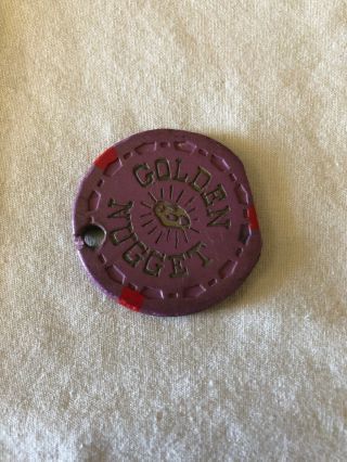 Golden Nugget Casino chip Pre - 1950 Extremely Rare 3