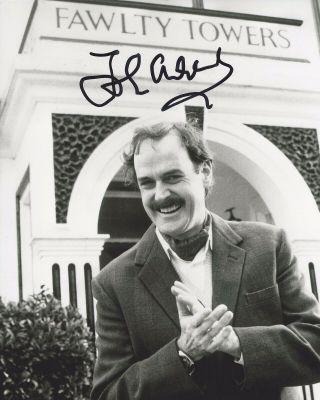 Rare John Cleese Signed Autographed 8x10 Photo - Fawlty Towers B