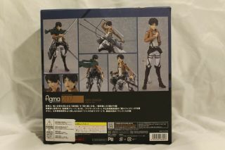 Anime Figma 207 Attack on Titan Eren Yeager Action PVC Figure No Box 15cm 3