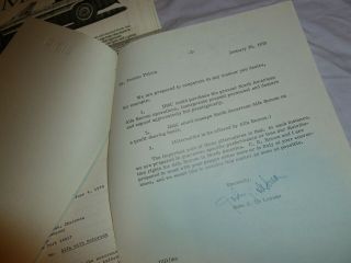1979 Alfa Romeo Letter Signed by John DELOREAN (Autograph),  More 3
