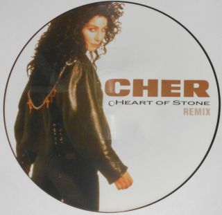 Cher - Heart Of Stone Remix - 1990 U.  K.  Picture Disc 12 " Ep Vinyl