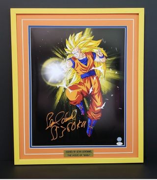 Sean Schemmel Signed Framed 16x20 Photo W/insc Goku Ss3 Wpjsa Dragon Ball Z