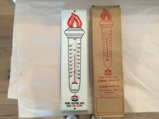 Standard Oil Thermometer 1959 Nos Made In Usa With Box