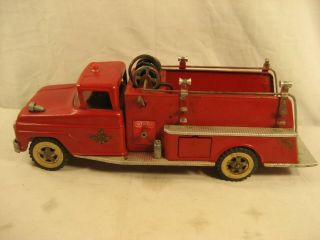 Vintage Tonka 5 Fire Truck 17 1/2 " Long